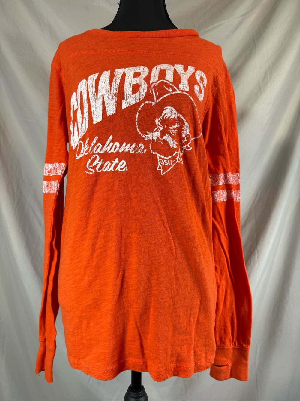 Pressbox by Royce Apparel Oklahoma State Cowboys Long Sleeve Tee - Orange - XL
